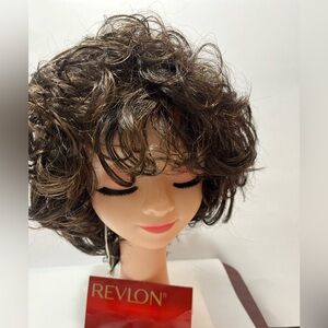 Revlon Curly Brown Wig VEGAS color 8R  for Women